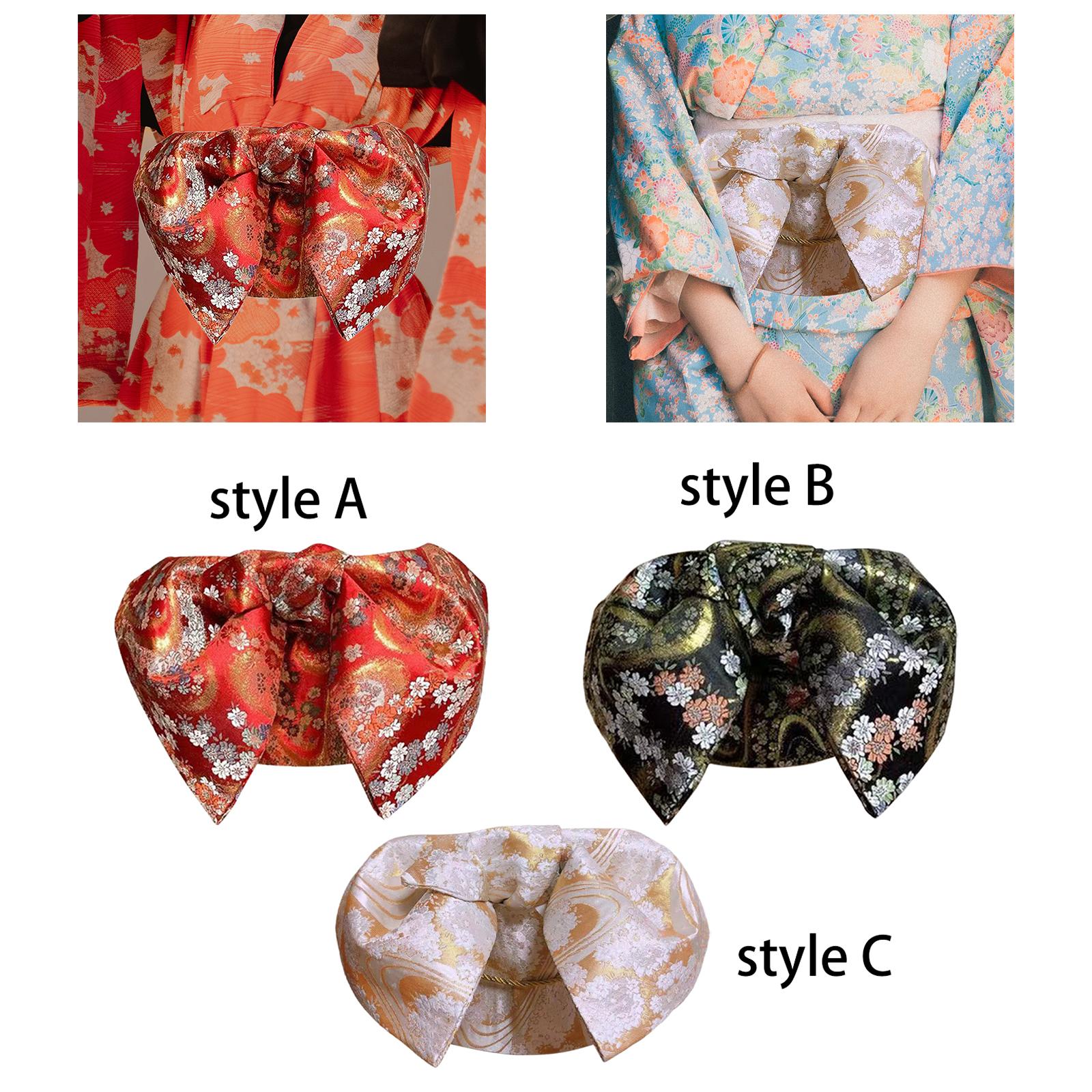 Bow Tie Pre Tied - Cinturón Obi Japonés Tradicional para Mujer,