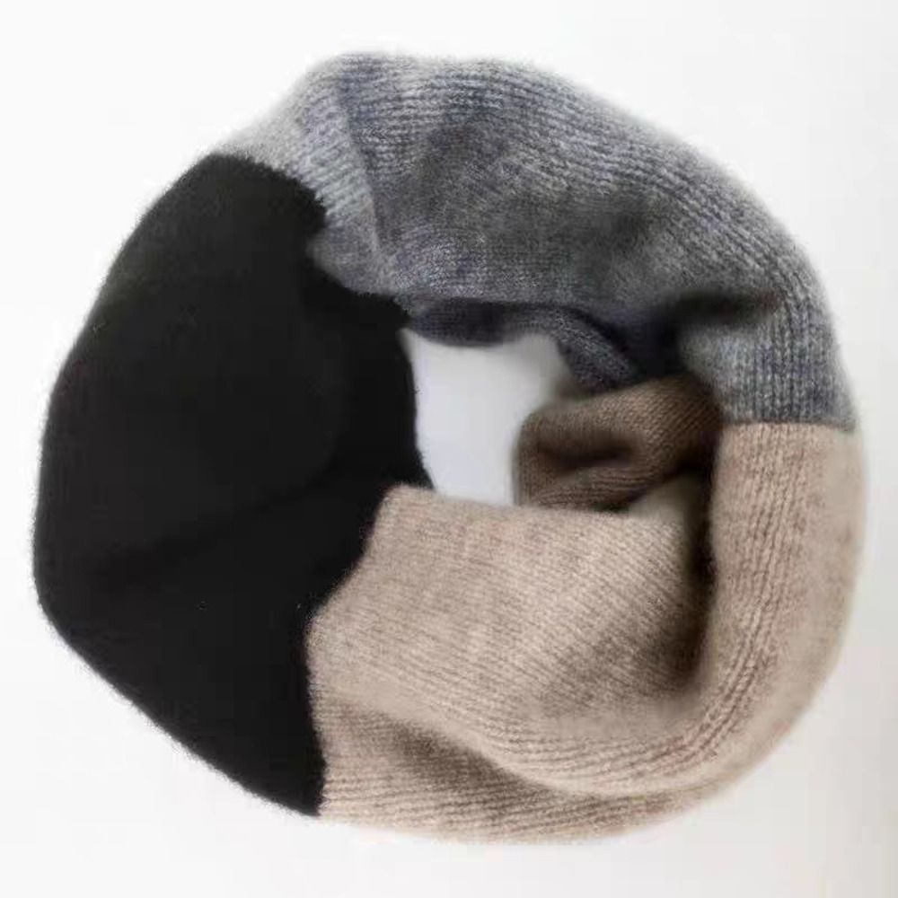 Bufanda infinita de colores co - Infinity Scarf Knit reseña y precio