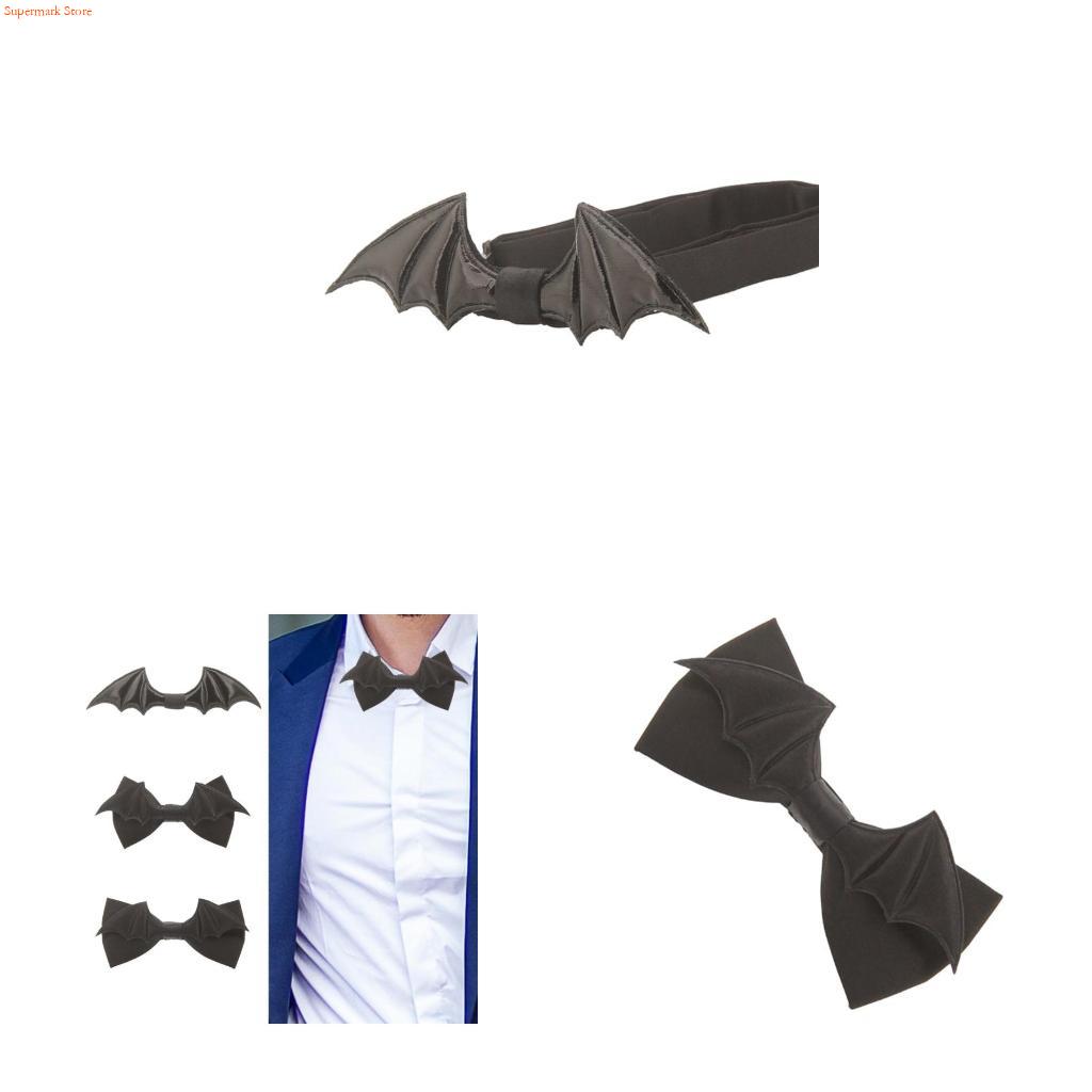 Q5WE pajarita murciélago negra - Bow Tie Pre Tied reseña y precio