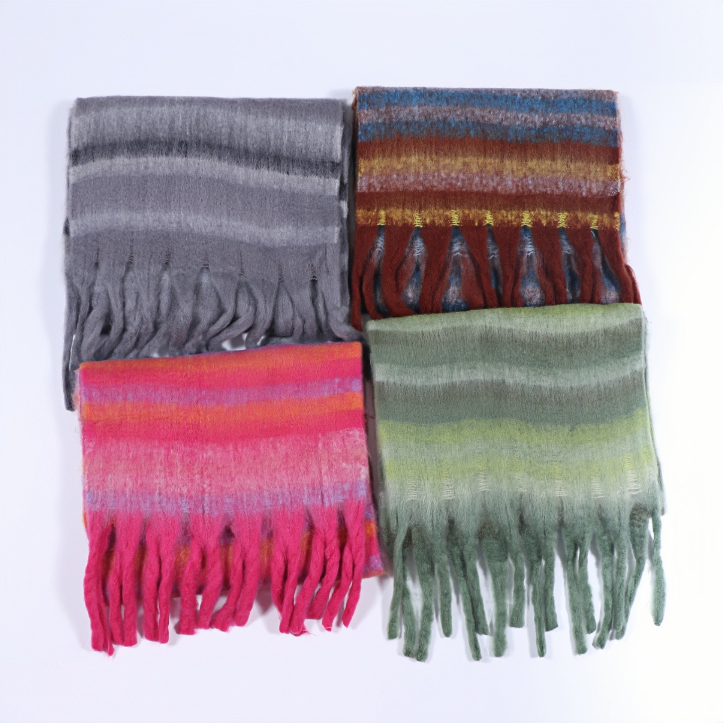 Bufanda de invierno para mujer - Woven Scarf Blanket reseña y precio